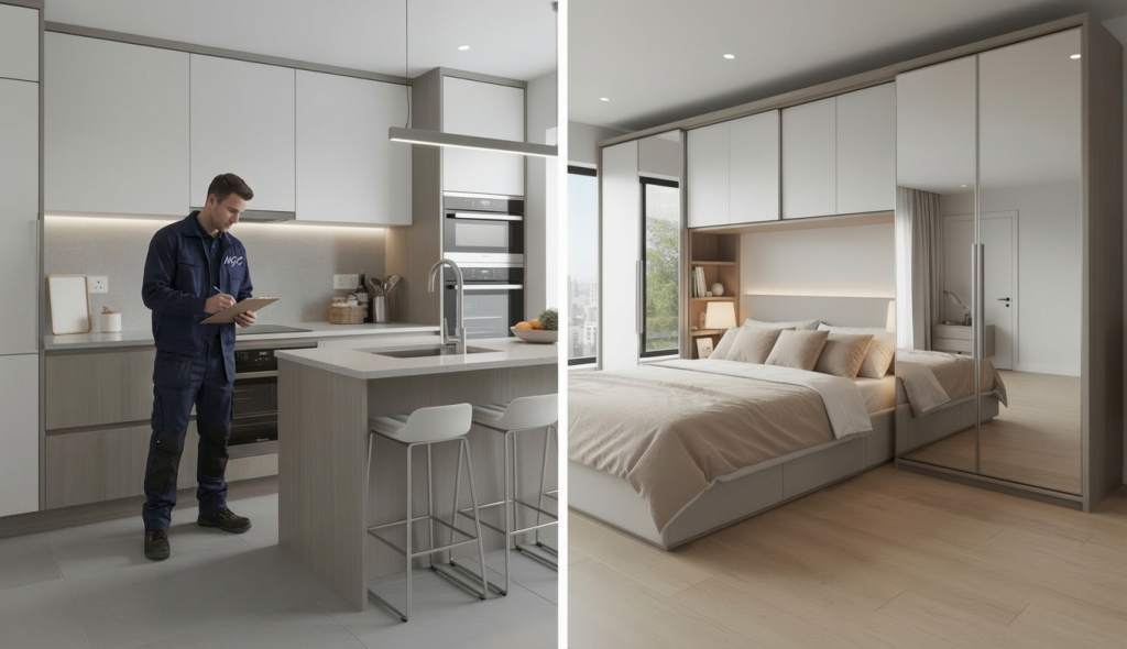 Kitchen & bedroom fitting